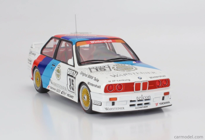 Werk83 BMW 3-series M3 (e30) Team Schnitzer Warsteiner N 15 Winner Dtm Season 1989 Roberto Ravaglia 1:18 Bílá Červená Modrá
