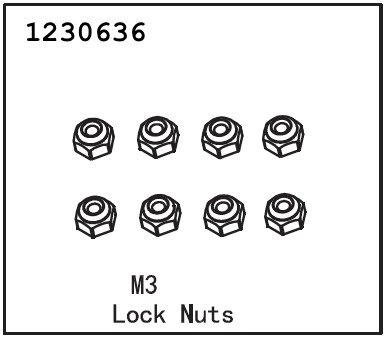 Lock Nut M2.5 (8)