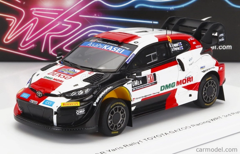 Spark-model Toyota Yaris Gr Rally1 Team Toyota Gazoo Racing Wrt N 4 3rd Rally Sweden 2022 E.lappi - J.ferm 1:43 Bílá Černá Červená