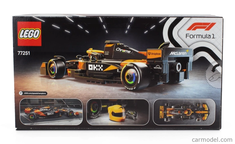 Lego Mclaren Lego Speed Champion - F1 Mcl38 Team Mclaren Season 2024 Lando Norris - 269 Pezzi - 269 Pcs Orange