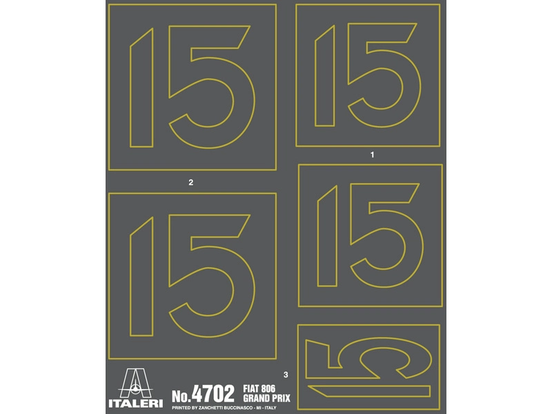 Italeri auto 4702 – FIAT 806 GRAND PRIX (1:12)