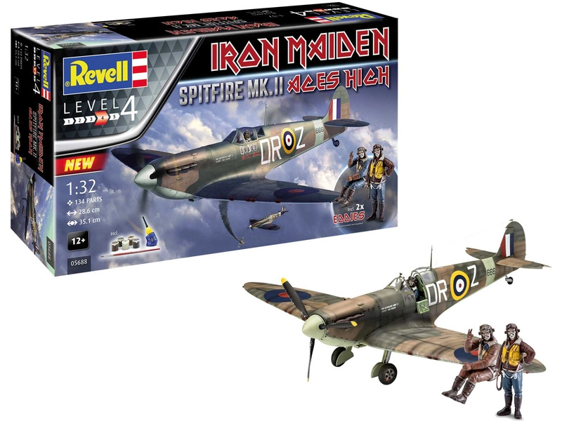 Revell Spitfire Mk.II Aces High Iron Maiden (1:32) (darčeková sada)