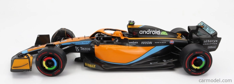 Solido Mclaren F1 Mcl36 Mercedes Team Mclaren N 3 Australian GP 2022 Daniel Ricciardo 1:18 Oranžová svetlo modrá