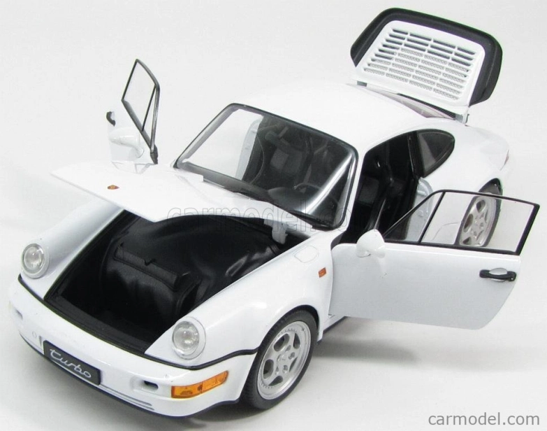 Welly Porsche 911 964 Turbo 1990 1:18 Biela
