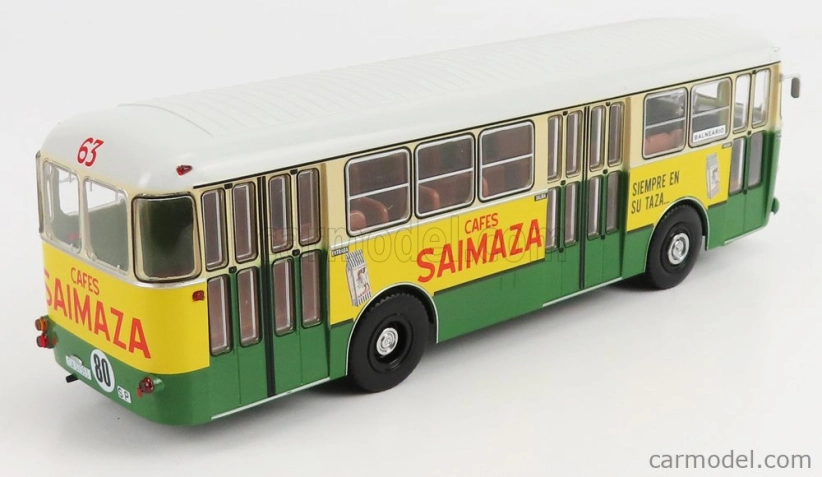 Edicola Pegaso 6021a Bus Cafes Saimaza 1984 1:43 Zelená Biela Žltá