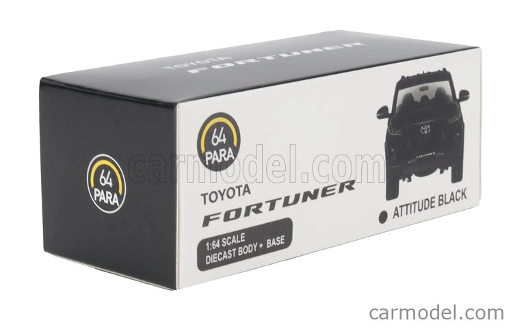 Paragon-models Toyota Fortuner Lhd 2024 1:64 čierna