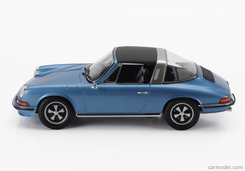 Norev Porsche 911s 2.4 Targa 1973 1:18 Blue Met