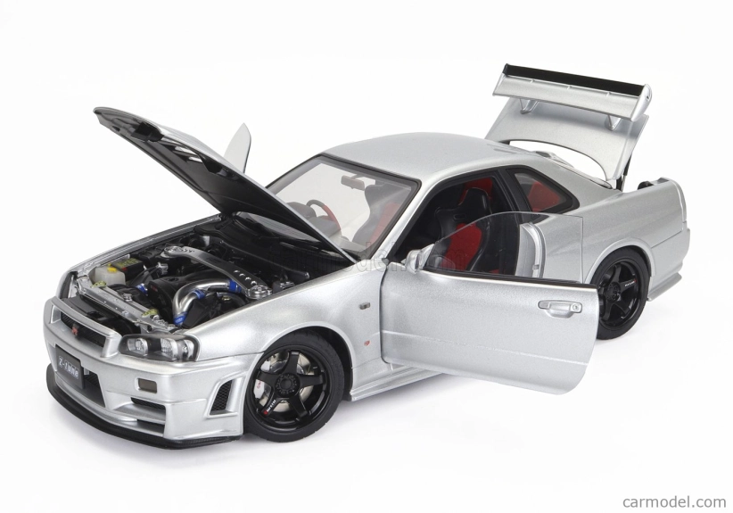 Autoart Nissan Skyline Gt-r (r34) Z-tune 2002 1:18 Strieborná