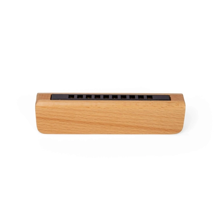 Bigjigs Toys Dřevěná harmonika přírodní