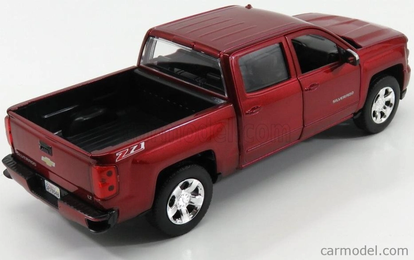 Motor-max Chevrolet Silverado 1500 Lt-z71 Crew Cab Pick-up 2017 1:27 Red Met