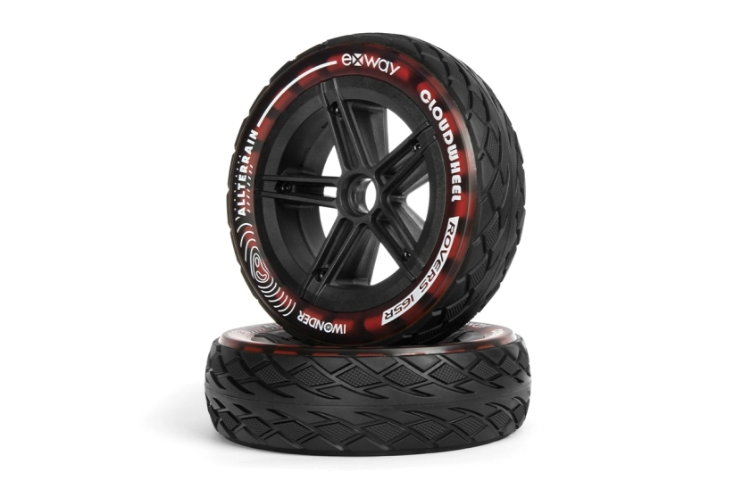 Exway Sada kol Cloud Wheel Rover Scarlet Red pro Atlas Pro 2WD