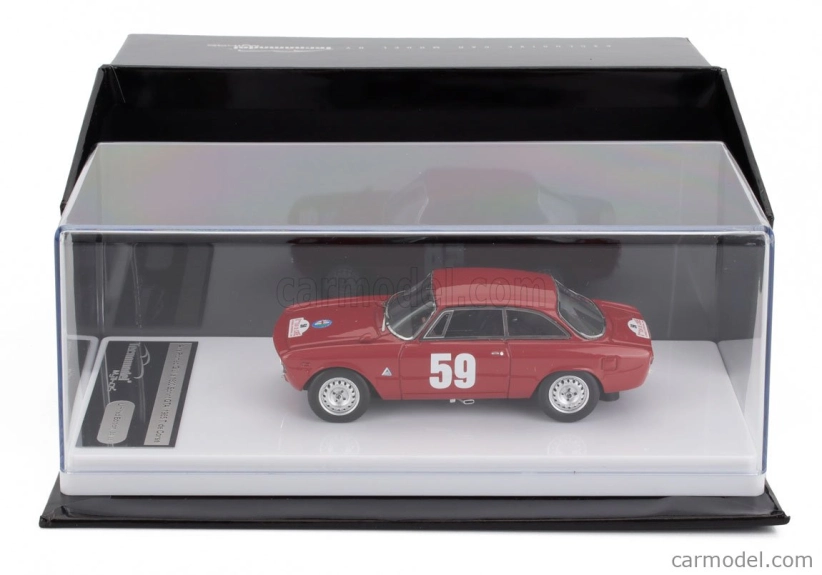 Tecnomodel Alfa romeo Giulia 1600 Sprint Gta N 59 Rally Tour De Corse 1965 Lucien Bianchi - Georges Harris 1:43 červená