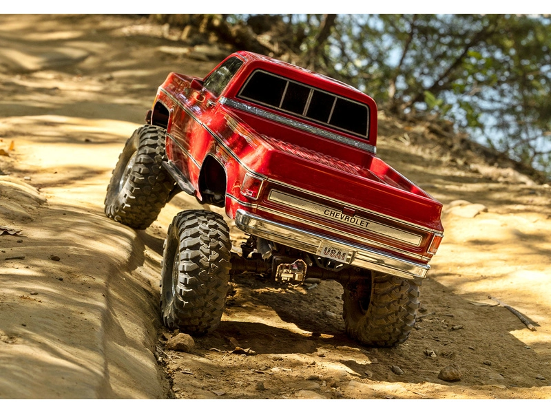 RC auto Traxxas TRX-4 Chevrolet K10 1979 TQi 1:10 RTR, červené
