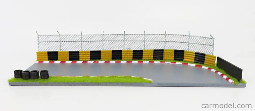 American diorama Accessories Diorama Gulf Race Track 1:64 Světle Modrá Oranžová