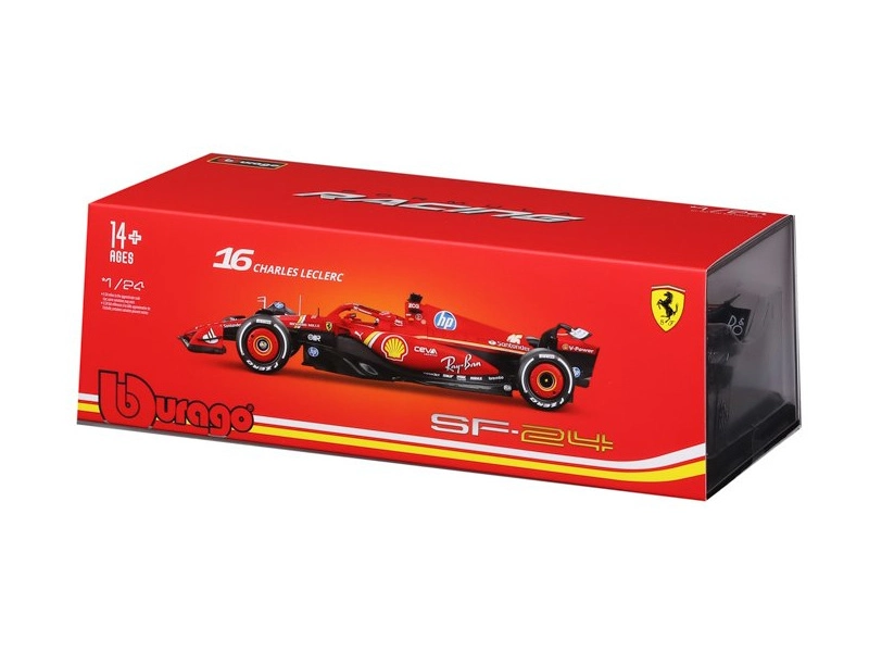 Bburago Ferrari SF-24 (2024) 1:24 #16 Leclerc (harcase)