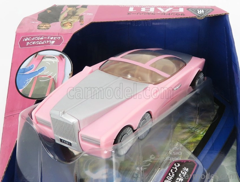 Tomica G.anderson Rolls Royce Thunderbirs - Lady Penelope's Fab 1 Cm. 14.0 - Sound Effects 1:36 Pink Silver