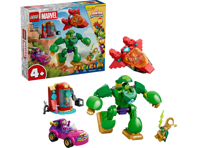 LEGO Marvel - Iron Man a jeho úžasní priatelia - Loki vs. tím Iron Mana