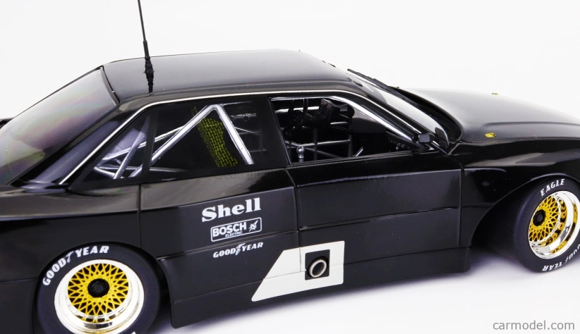 Werk83 Audi 200 Quattro Team Audi Sport N 0 Testovacie vozidlo Trans-am 1987 Hans Joachim Stuck - Walter Rohrl - Hurley Haywood 1:18 Matt Black