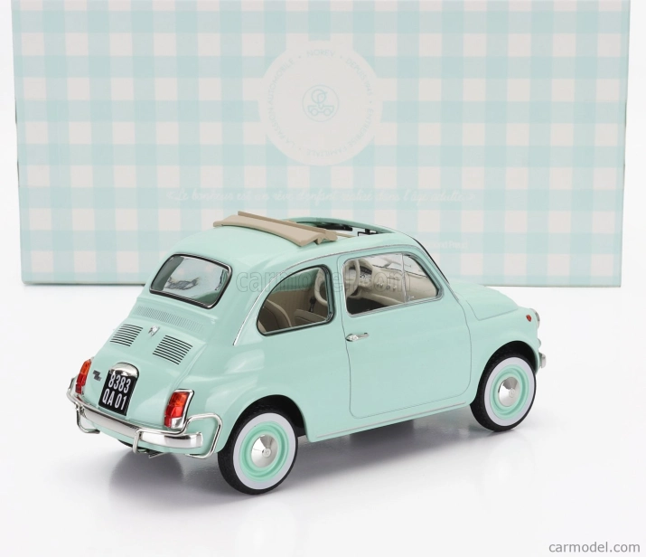 Norev Fiat 500l 1968 1:18 Velmi Světle Modrá