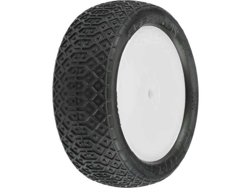 Kolesá Pro-Line 2,2", pneumatiky Electron MC 4WD Buggy predné, disk Velocity H12 biely (2)