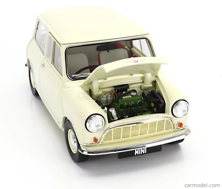 Kyosho Morris Mini Minor 1964 1:18 Staroanglická Bílá