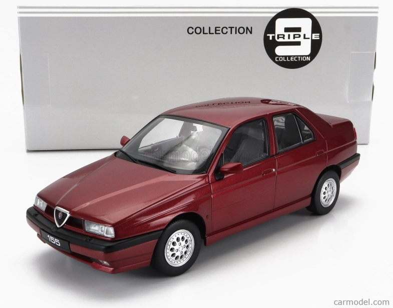Triple9 Alfa romeo 155 1996 Grey Interior 1:18 Red Met
