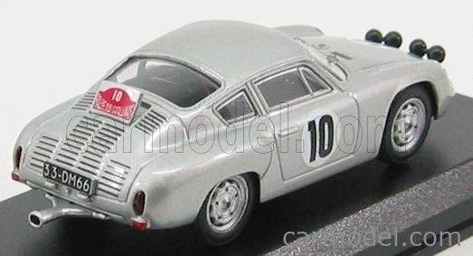 Best-model Porsche 1600gs Abarth Team Pablo Picasso N 10 1:43, stříbrná