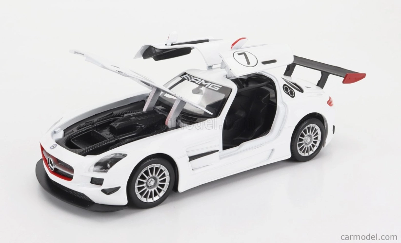 Motor-max Mercedes benz Sls Amg Gt3 N 7 2010 1:24 Bílá