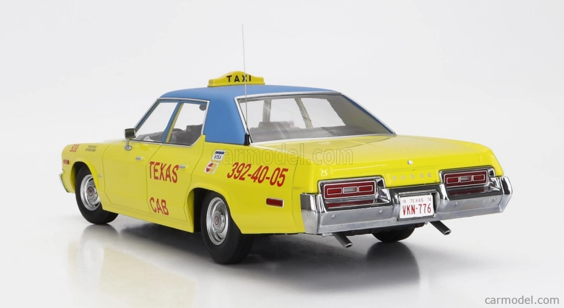 Dodge Monaco Taxi Texas Cab B38 1974 1:18 žlto-modrá