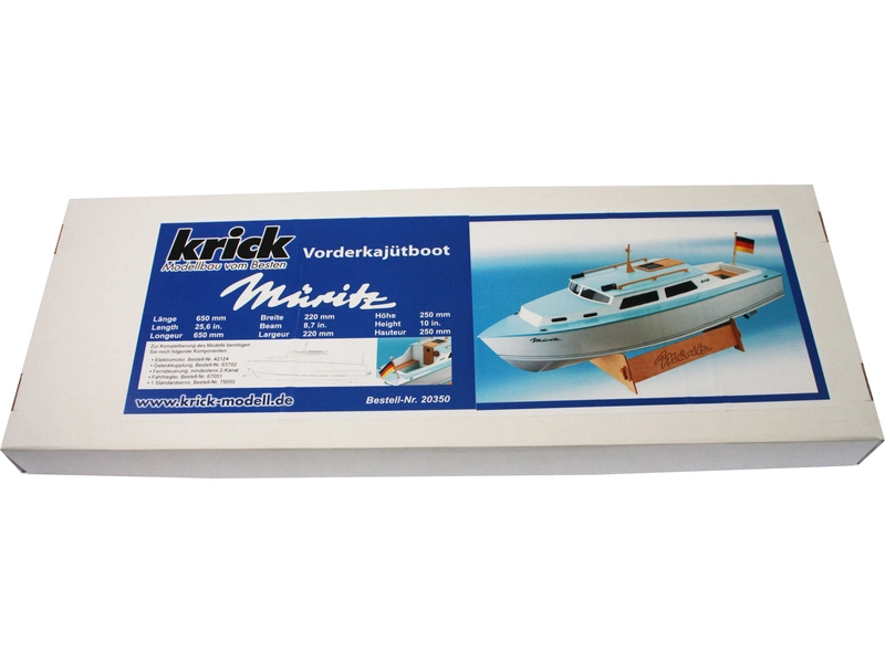 RC stavebnica Krick kajutový čln Müritz kit