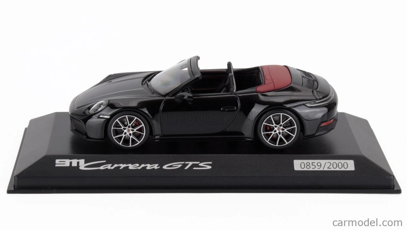 Minichamps Porsche 911 992-2 Carrera Gts Cabriolet Open 2024 1:43 Black