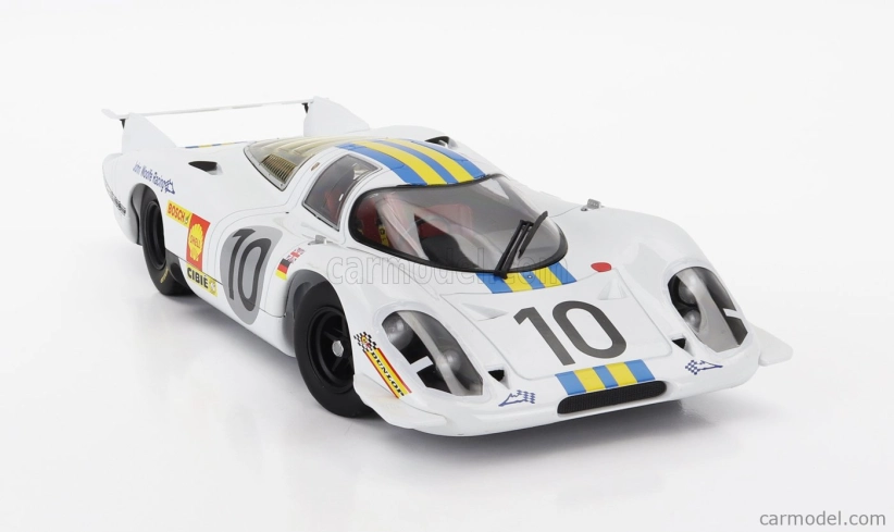 Werk83 Porsche 917 Lh 4.5l Team John Woolfe Racing N 10 24h Le Mans 1969 John Woolfe - Herbert Linge 1:18 Bílá