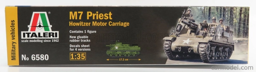 Italeri Royal ordnance Tank M7 Priest Howitzer Motor Carriage Military 1943 1:35 /