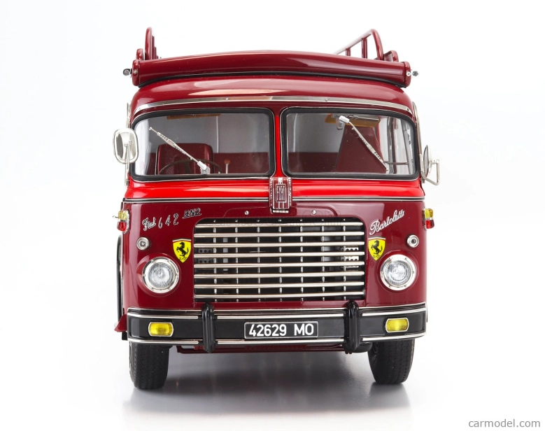 Cmc Fiat 642rn2 Truck Bartoletti F1 Ferrari Car Transporter 1957 1:18 Červená