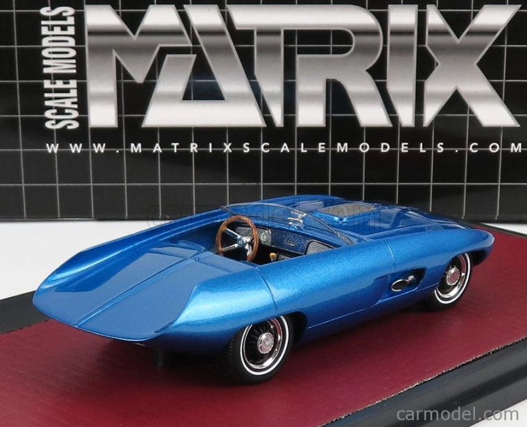Modely v mierke Matrix Pontiac Vivant 77 Adams Spider 1965 1:43 Blue Met
