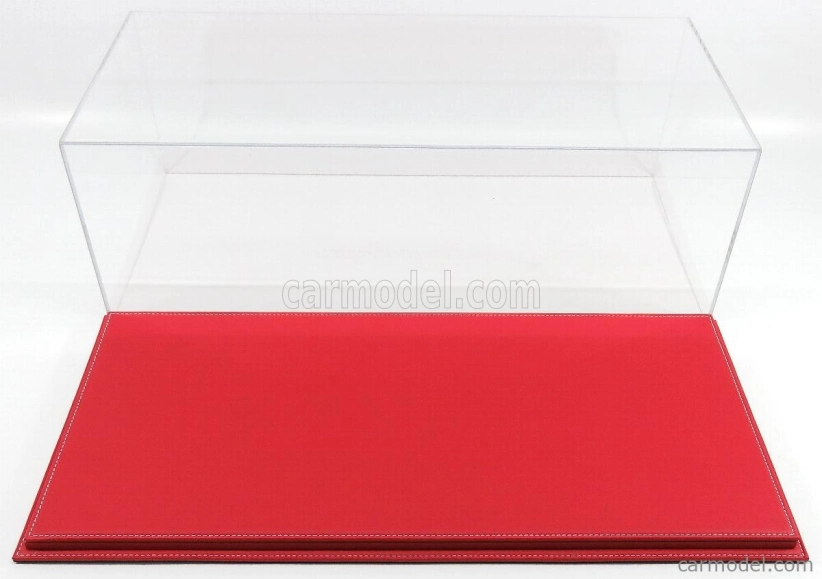 Atlantic Vetrina display box Molhouse Base In Pelle Rossa - Leather Base Red - Lungh.lenght Cm 65.0 X Largh.width Cm 31.0 X Alt.height Cm 21.5 (altezza Interna Cm 19.0) 1:8 Červená - Plastový Displej