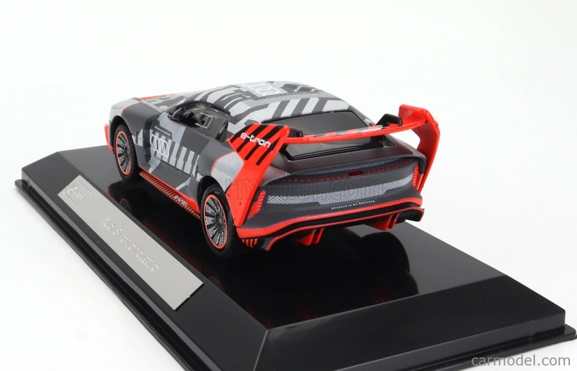 Bburago Audi S1 E-tron Quattro N 0 Presentation 2023 1:43, stříbrná