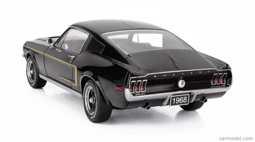 Kk-scale Ford usa Mustang Gt Fastback Coupe 1968 1:12 Black