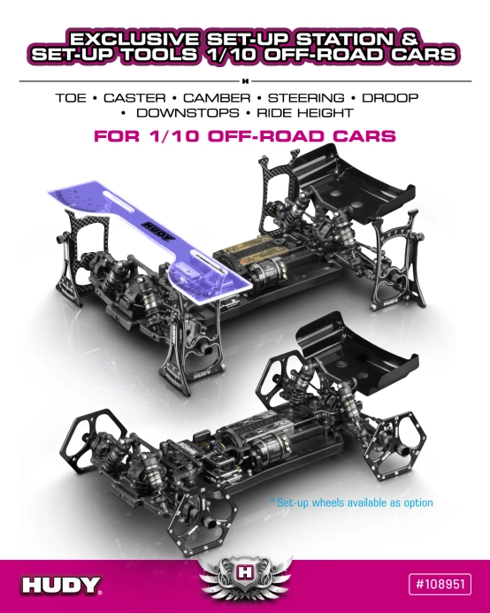 HUDY Set-up kit pre 1:10 off-road