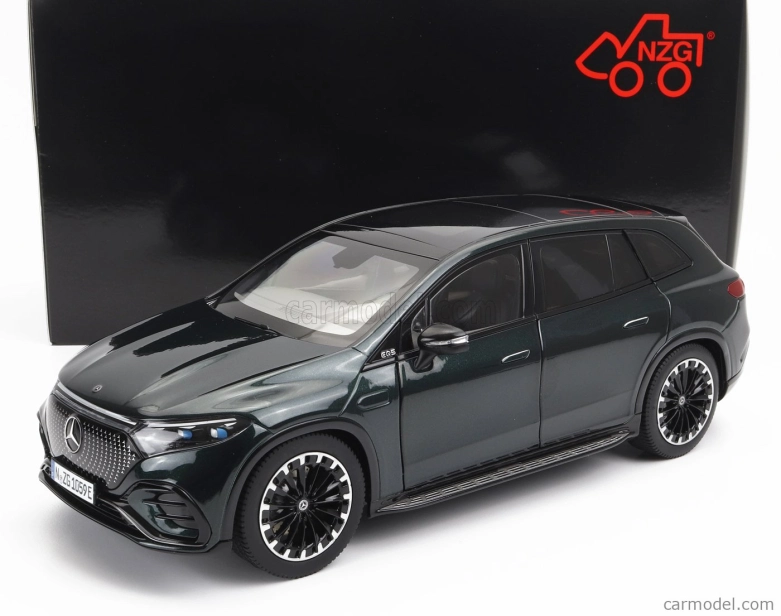 Nzg Mercedes benz Eqs Suv (x296) Von Mercedes-eq Amg Line 2022 1:18 Green Met