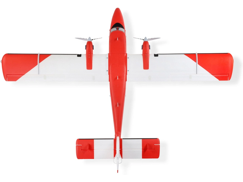 RC lietadlo E-flite DHC-6 Twin Otter 1.4m PNP, plováky