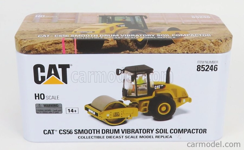 Dm-models Caterpillar Catcs56 Silniční válec 1:87, žlutá