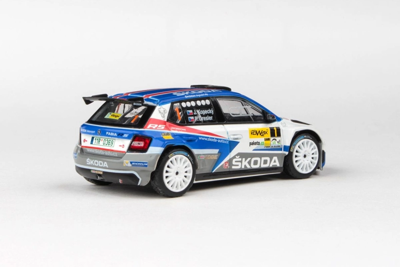 Abrex Škoda Fabia III R5 (2015) 1:43 - Kowax ValMez Rally 2018 #1 Kopecký - Dresler