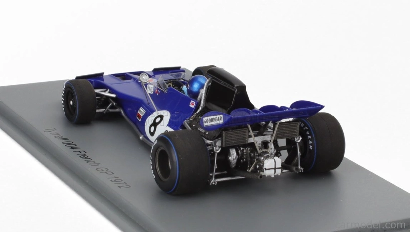 Spark-model Tyrrell F1 004 N 8 France Gp 1972 Patrick Depailler 1:43 Blue