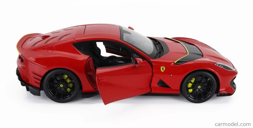Bburago Ferrari 812 Competizione 2021 1:18 Rosso Corsa – červená