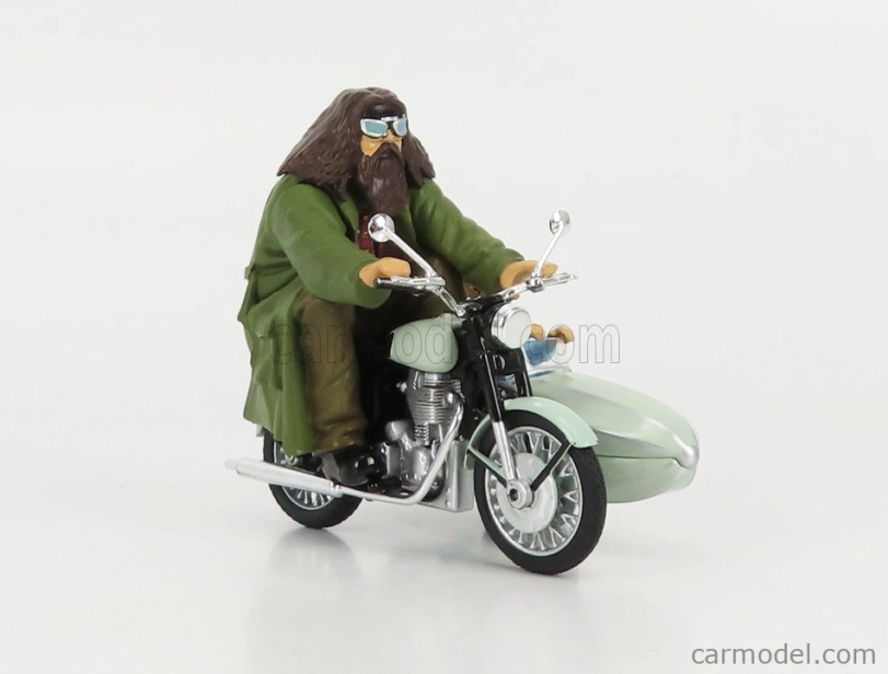 Corgi Motorcycle Hagrid's Sidecar Harry Potter - Movie 1:36 Velmi Světle Zelená