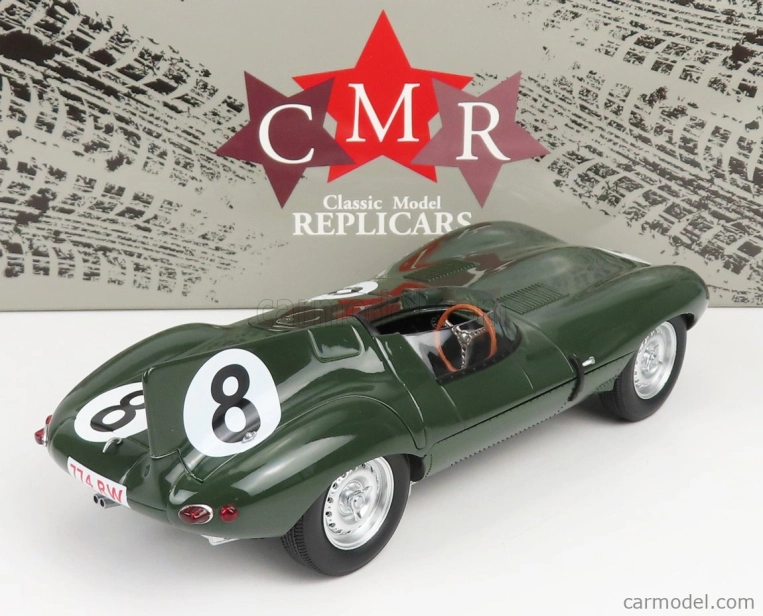 Cmr Jaguar D-type Jaguar Cars Ltd Team N 8 1:18, tmavě zelená