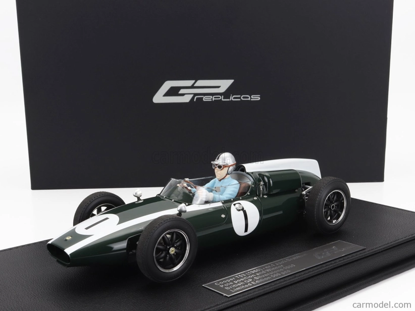 Gp-replicas Cooper F1 T53 N 1 Jack Brabham 1:18, tmavě zelená