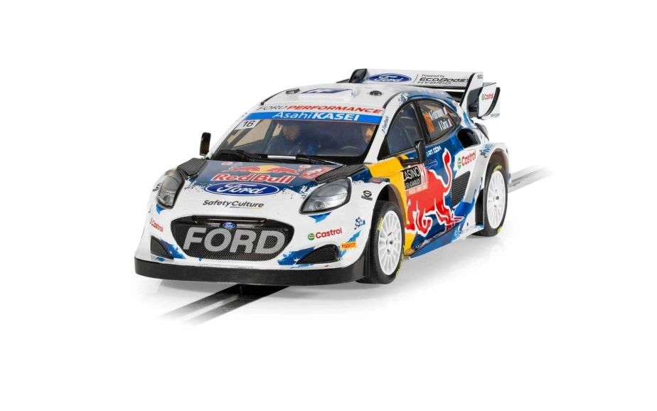 Autíčko Rally SCALEXTRIC C4569 - Ford Puma Rally1 - Monte Carlo 2024 (1:32)