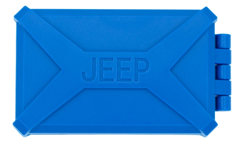 Kanister Jeep, modrý